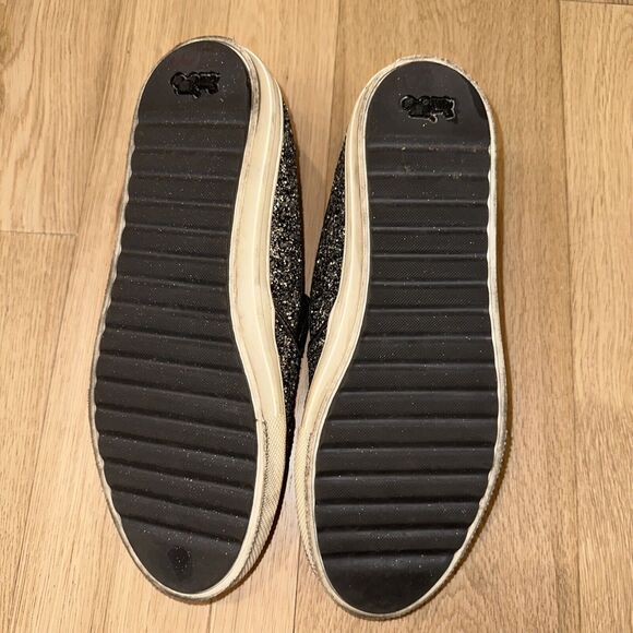 COACH Shooting Star Glitter Sneakers Signature Shoe 10 B Coated Canvas Platform - Picture 9 of 9